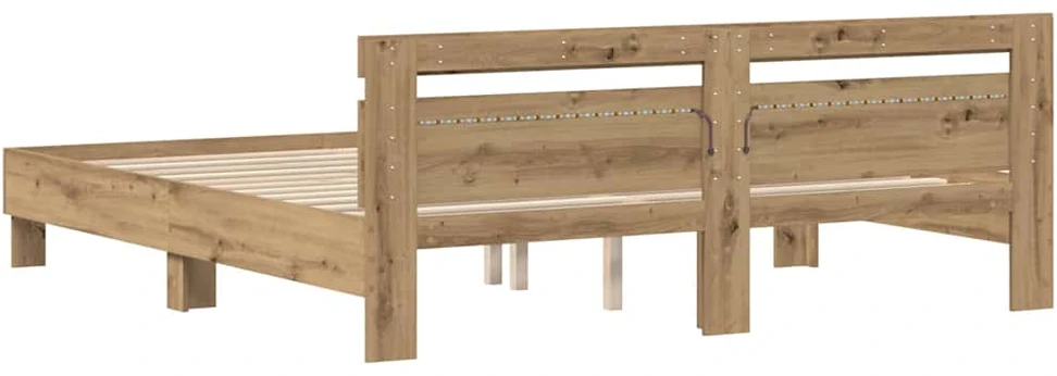 Lovos rėmas Amatininkų ąžuolas 200 x 200 cm Apdirbta mediena