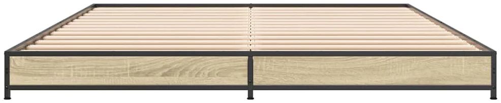 Lovos rėmas, ąžuolo, 120x200cm, apdirbta mediena ir metalas