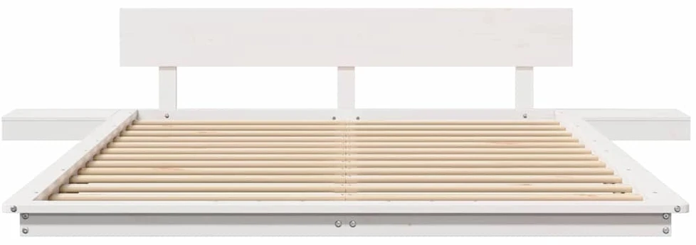 Lovos rėmas Balta 150 x 200 cm Medis