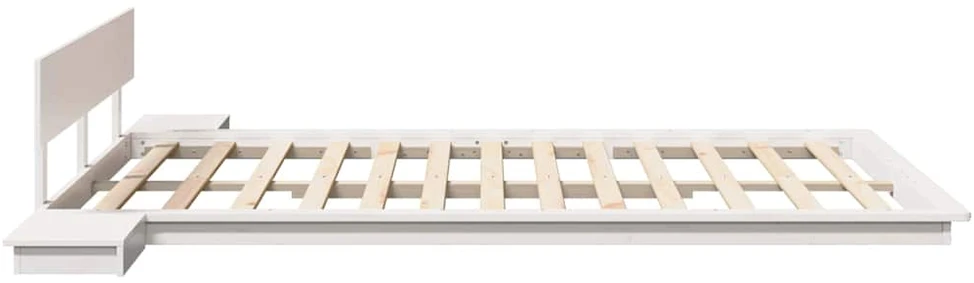 Lovos rėmas Balta 150 x 200 cm Medis