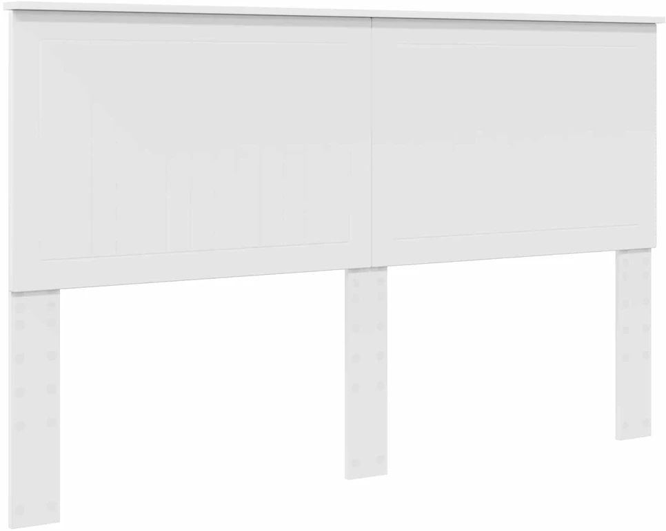 Lovos rėmas Balta 160 x 200 cm Kietos pušies mediena