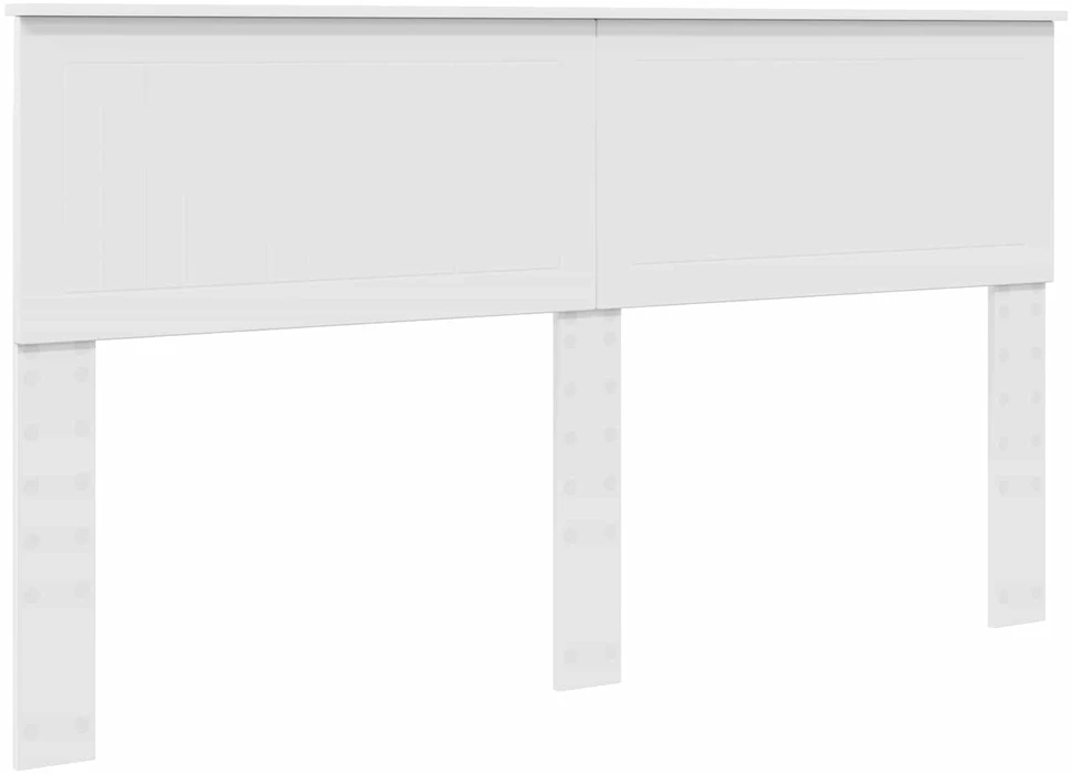Lovos rėmas Balta 160 x 200 cm Kietos pušies mediena