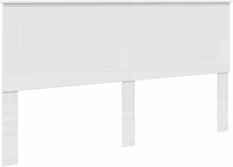 Lovos rėmas Balta 200 x 200 cm Kietos pušies mediena