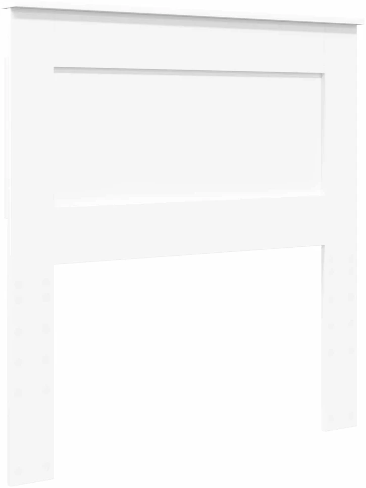 Lova Lovos rėmas Balta 75 x 190 cm Kietos pušies mediena
