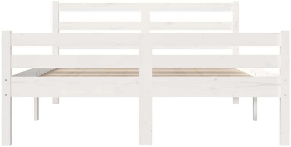 Lovos rėmas, baltas, 150x200cm, medienos masyvas, didelis