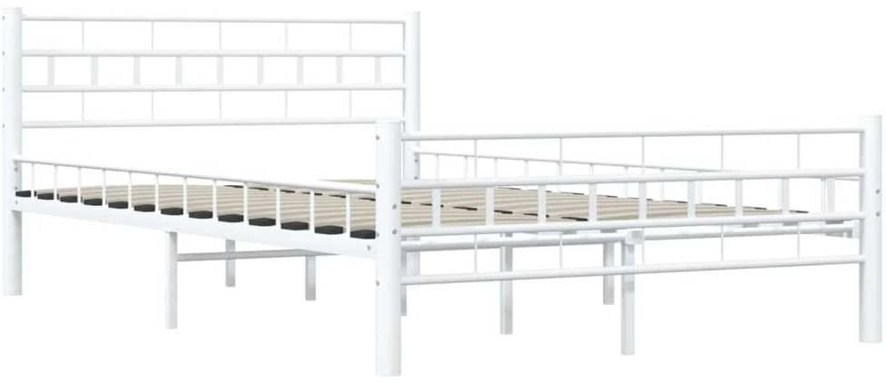 Lovos rėmas, baltos spalvos, 140x200cm, metalas