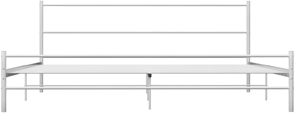 Lovos rėmas, baltos spalvos, 160x200cm, metalas