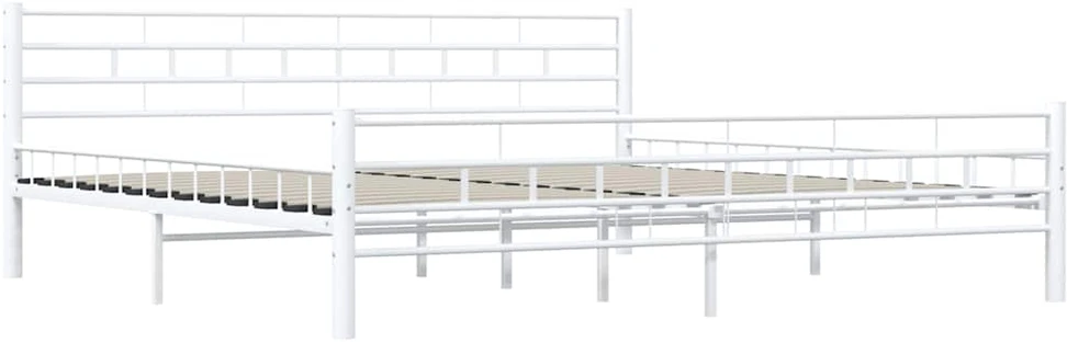 Lovos rėmas, baltos spalvos, 200x200cm, metalas