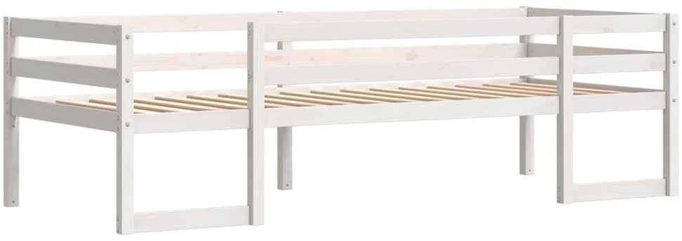 Lovos rėmas, baltos spalvos, 75x190cm, pušies medienos masyvas