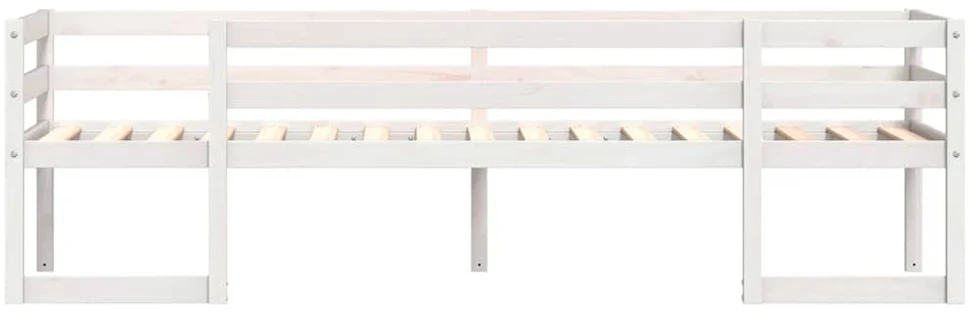 Lovos rėmas, baltos spalvos, 75x190cm, pušies medienos masyvas
