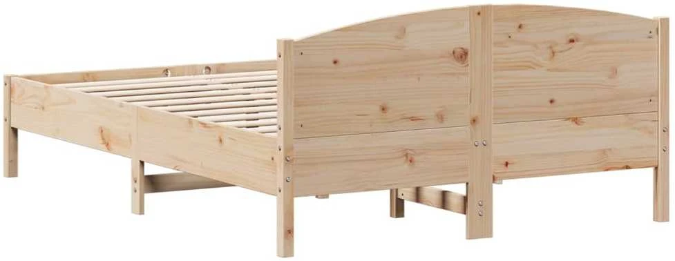 Lovos rėmas be čiužinio, 150x200cm, pušies medienos masyvas