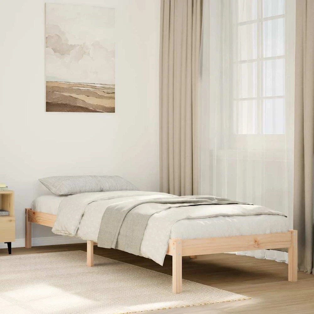 Lova Lovos rėmas be čiužinio, 80x220cm, pušies masyvas, itin ilgas