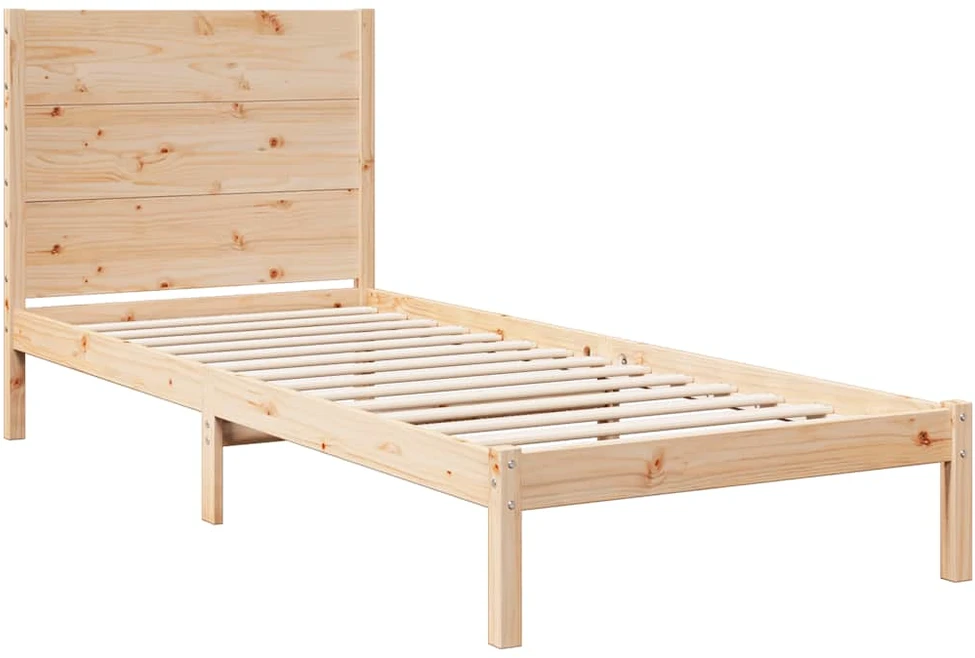 Lova Lovos rėmas be čiužinio, 90x210cm, medienos masyvas, itin ilgas