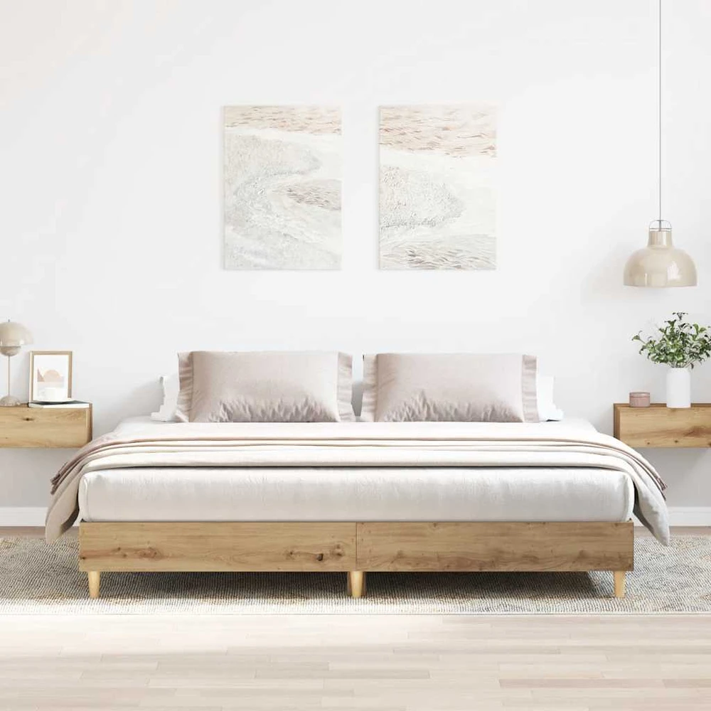 Lovos rėmas be čiužinio, artisano ąžuolo, 180x200 cm