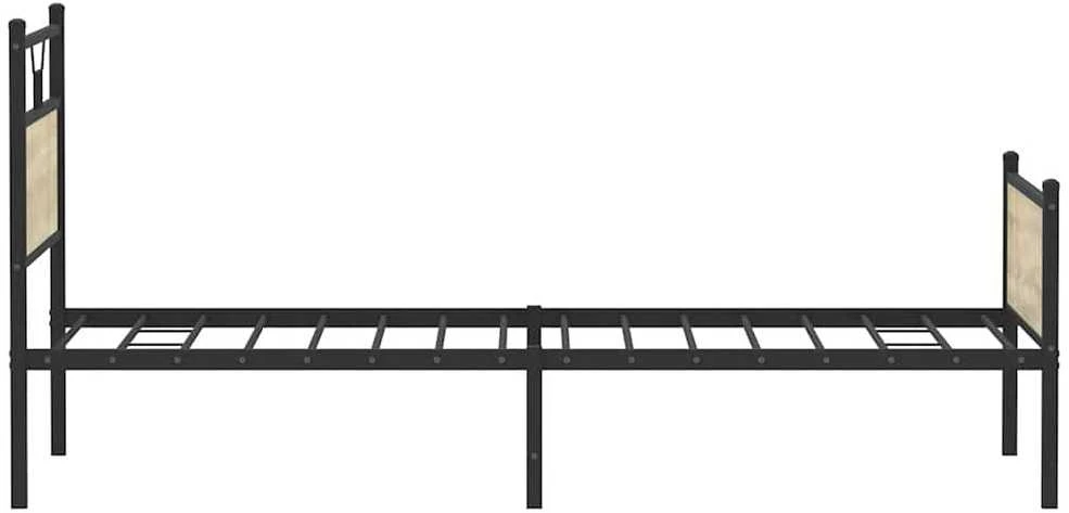 Lova Lovos rėmas be čiužinio, ąžuolo, 107x203 cm, apdirbta mediena