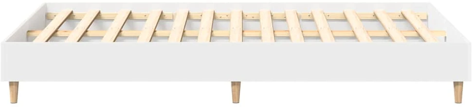 Lovos rėmas Be Čiužinio Baltas 120x200 cm Inžinierinė mediena