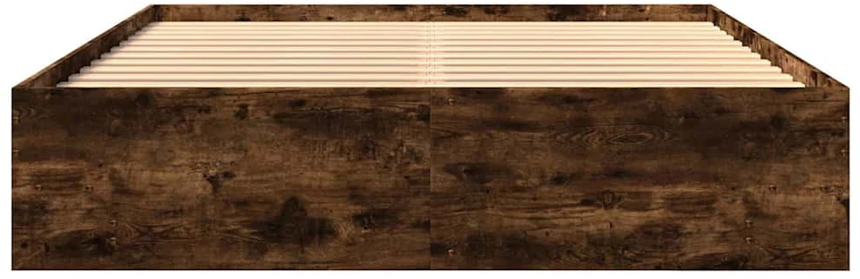 Lovos rėmas, dūminio ąžuolo, 160x200cm, apdirbta mediena