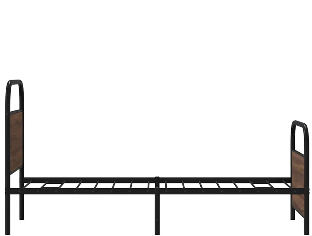 Lovos rėmas be čiužinio, dūminis, 75x190cm, apdirbta mediena