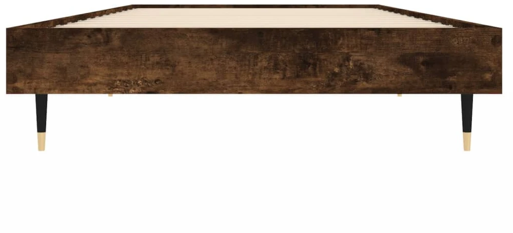 Lovos rėmas be čiužinio, dūminis, 75x190cm, apdirbta mediena
