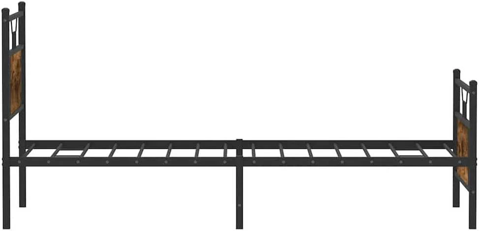 Lovos rėmas be čiužinio, dūminis, 75x190cm, apdirbta mediena