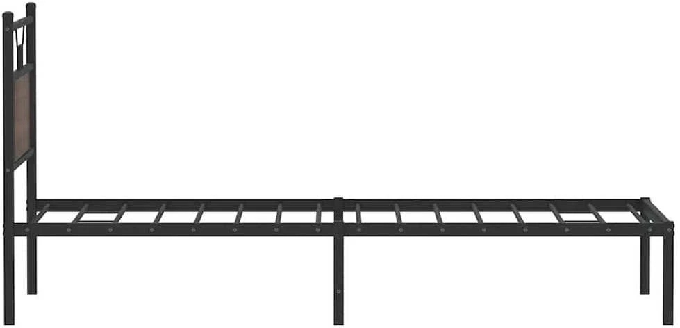 Lovos rėmas be čiužinio, dūminis, 80x200cm, apdirbta mediena