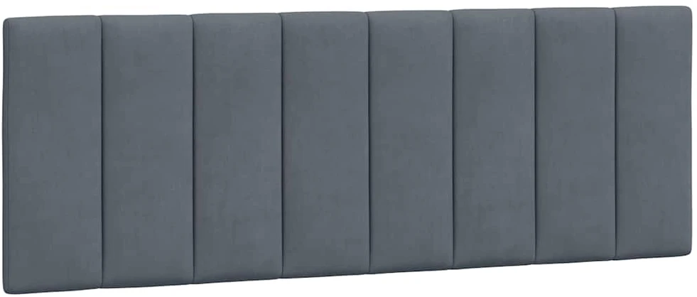 Lovos rėmas be čiužinio, tamsiai pilkas, 120x200cm, aksomas
