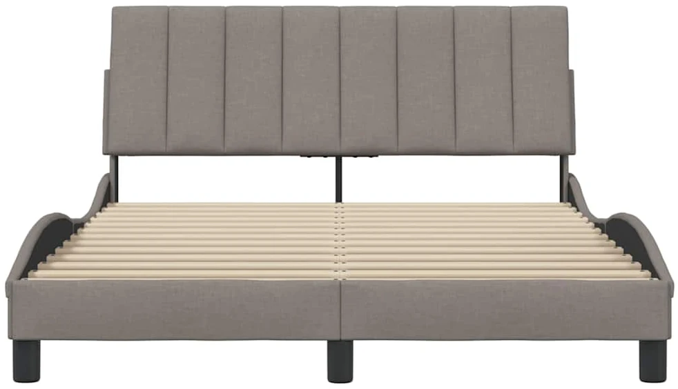 Lovos rėmas be čiužinio, Hanko, taupe spalvos, 140x190cm, audinys