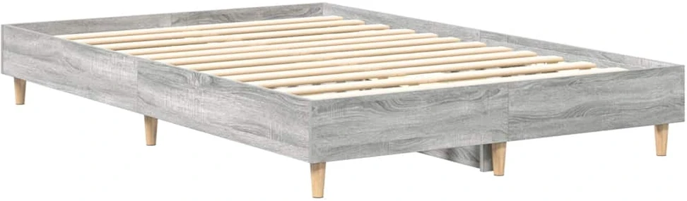 lovos rėmas be čiužinio pilka 120x200 cm inžinerinė mediena