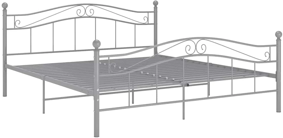 Lovos rėmas, pilkos spalvos, 140x200cm, metalas