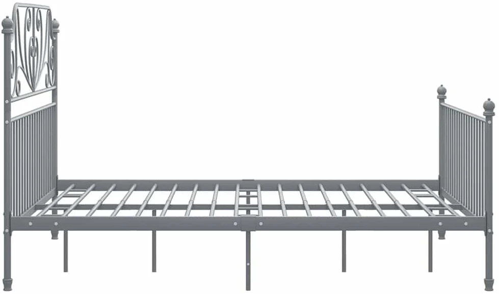 Lovos rėmas, pilkos spalvos, 140x200cm, metalas