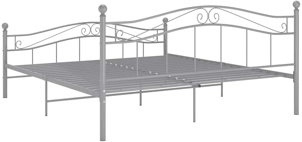 Lovos rėmas, pilkos spalvos, 140x200cm, metalas