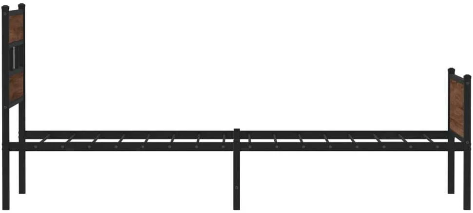 Lovos rėmas be čiužinio, ruda, 90x200cm, apdirbta mediena