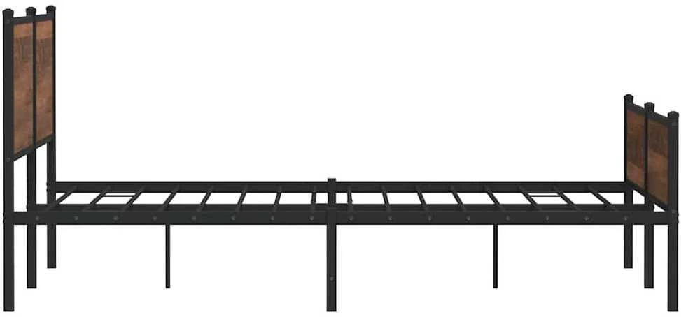 Lova Lovos rėmas be čiužinio, rudas ąžuolo, 183x213cm, metalas