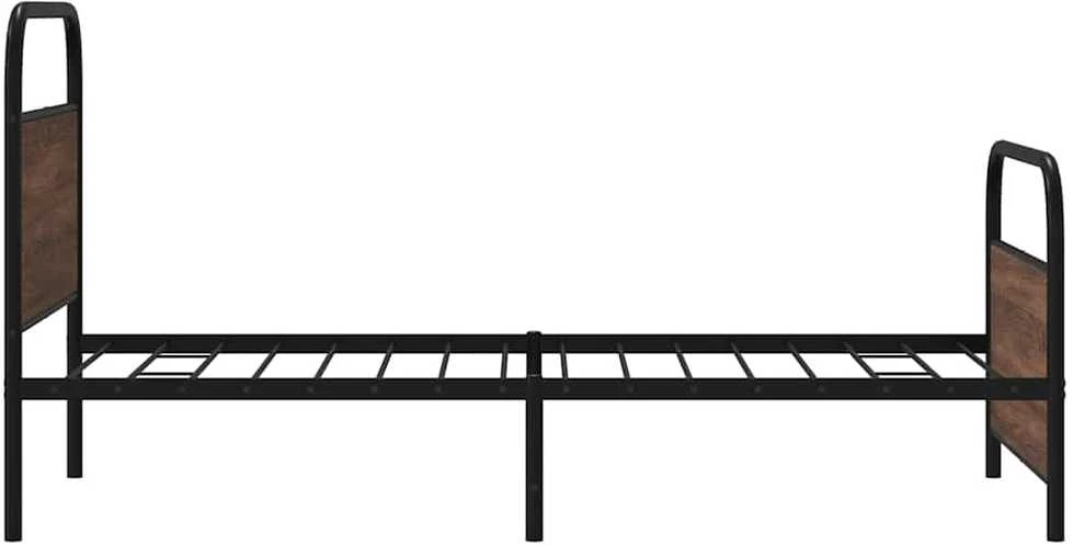 Lovos rėmas be čiužinio, rudos ąžuolo, 100x200 cm