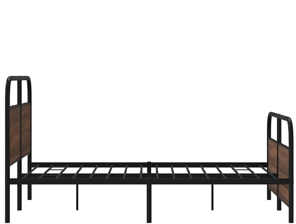 Lovos rėmas be čiužinio, rudos ąžuolo, 120x200 cm
