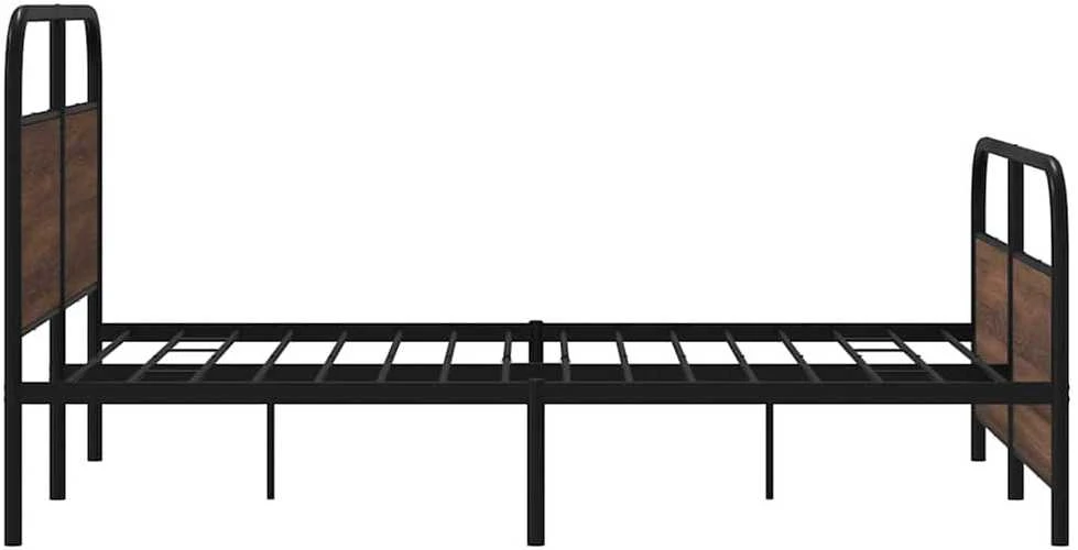 Lova Lovos rėmas be čiužinio, rudos spalvos, 137x190cm, metalas