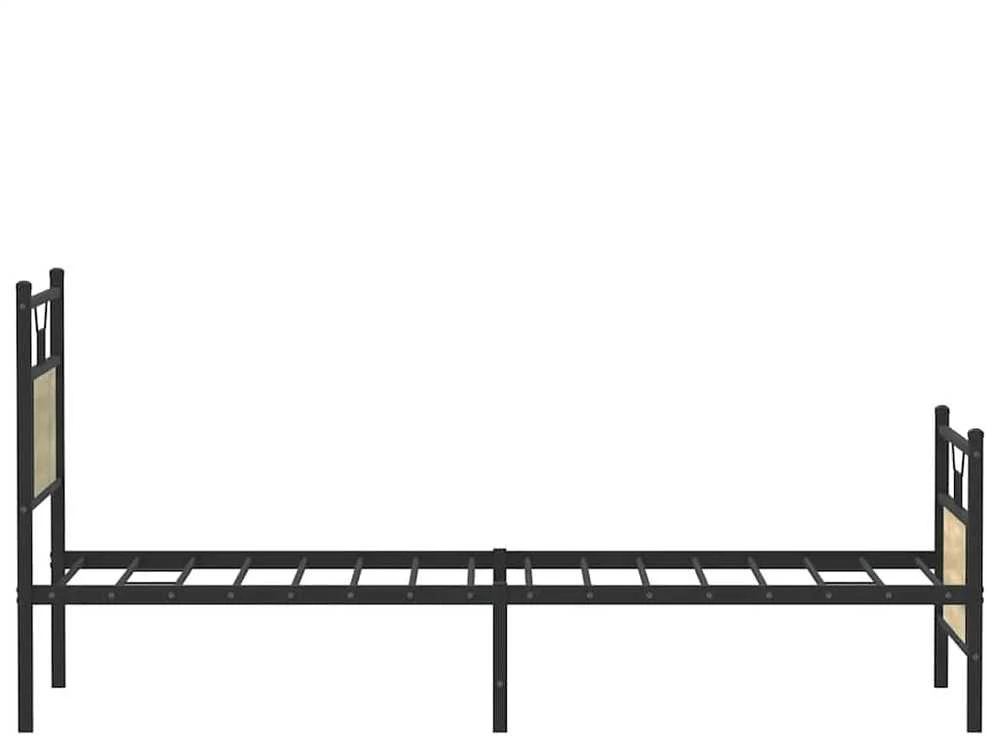 Lovos rėmas be čiužinio, sonoma, 80x200cm, apdirbta mediena