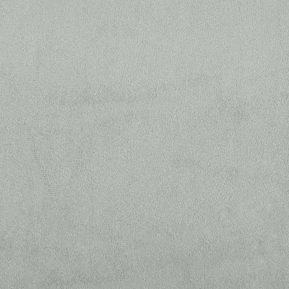 Lovos rėmas be čiužinio, šviesiai pilkas, 160x200cm, aksomas