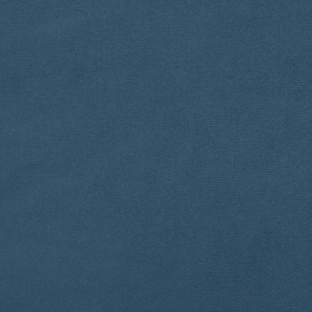 Lovos rėmas be čiužinio tamsiai mėlynas 90x190 cm aksomas