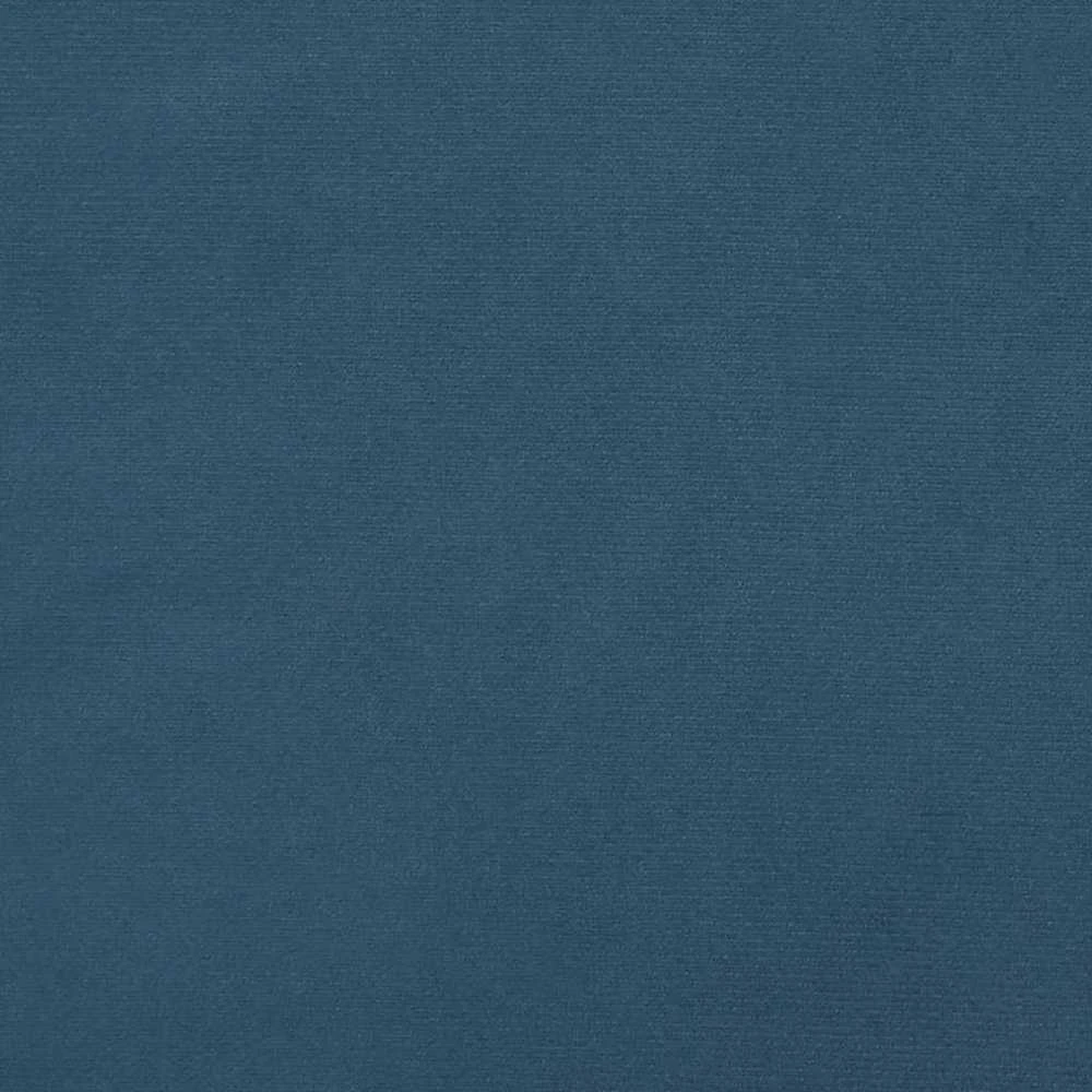 Lovos rėmas be čiužinio tamsiai mėlynas 160x200 cm aksomas