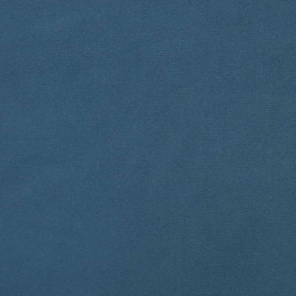 Lovos rėmas be čiužinio tamsiai mėlynas 140x200 cm aksomas