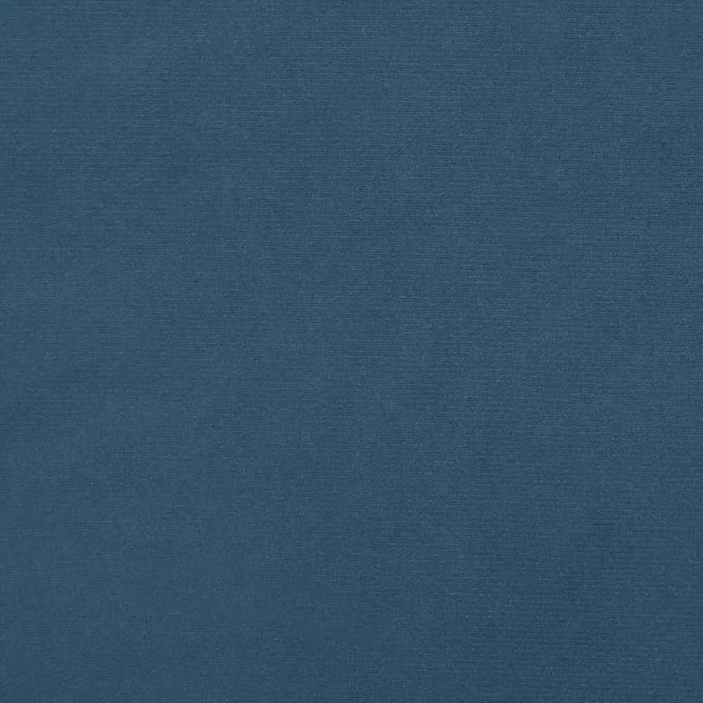 Lovos rėmas be čiužinio tamsiai mėlynas 200x200 cm aksomas