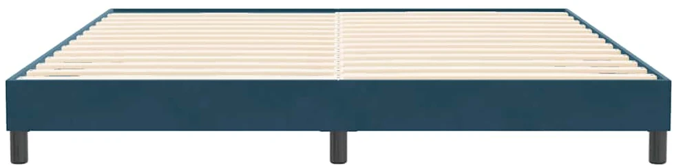 Lova Lovos rėmas be čiužinio Tamsiai mėlynas 200x210 cm aksomas