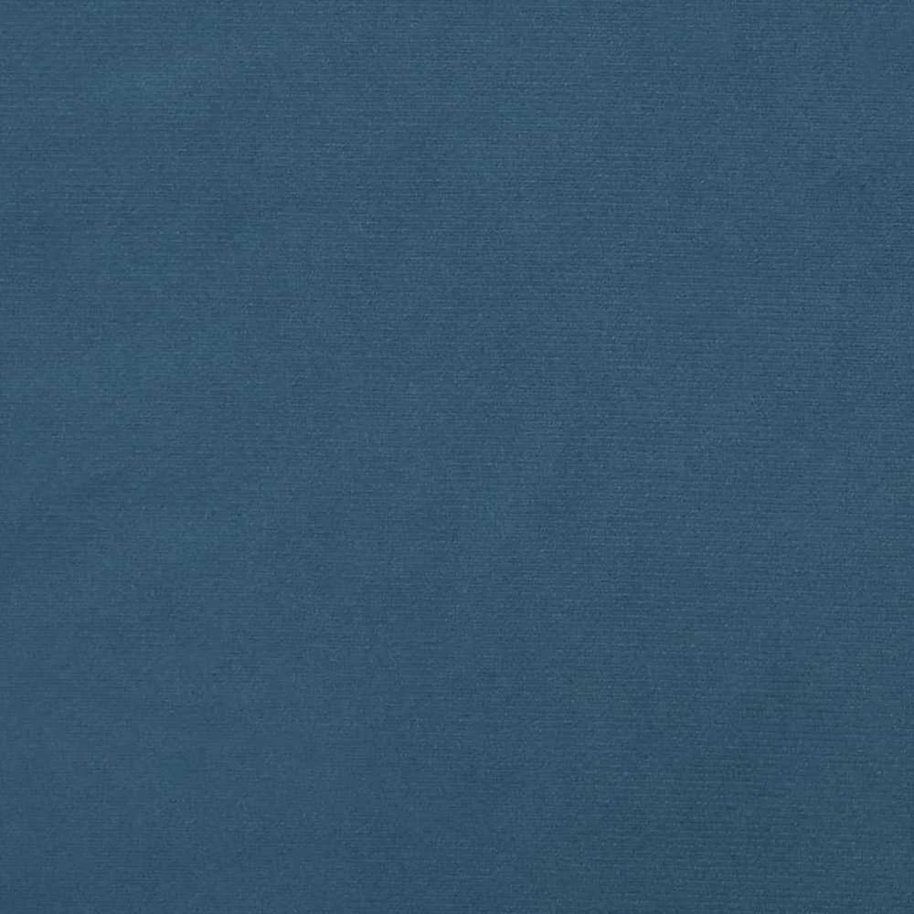 Lovos rėmas be čiužinio tamsiai mėlynas 140x200 cm aksomas