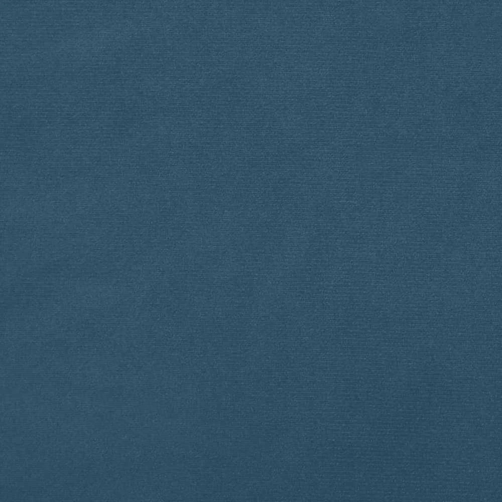 Lovos rėmas be čiužinio tamsiai mėlynas 200x200 cm aksomas