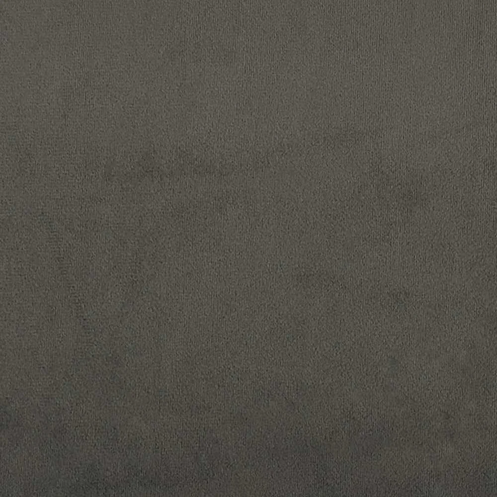 Lovos rėmas be čiužinio, tamsiai pilkas, 140x200cm, aksomas