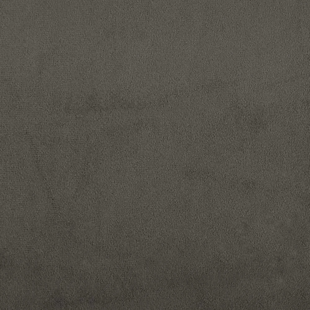 Lovos rėmas be čiužinio, tamsiai pilkas, 180x200cm, aksomas