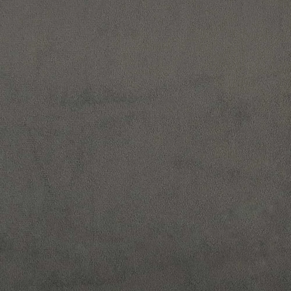Lovos rėmas be čiužinio, tamsiai pilkas, 200x200cm, aksomas