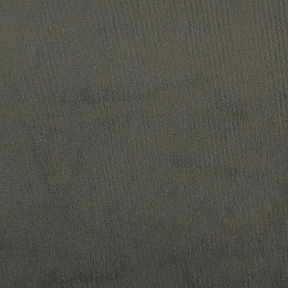 Lovos rėmas be čiužinio, tamsiai pilkas, 180x200cm, aksomas