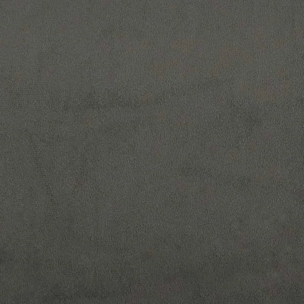 Lovos rėmas be čiužinio, tamsiai pilkas, 140x200cm, aksomas